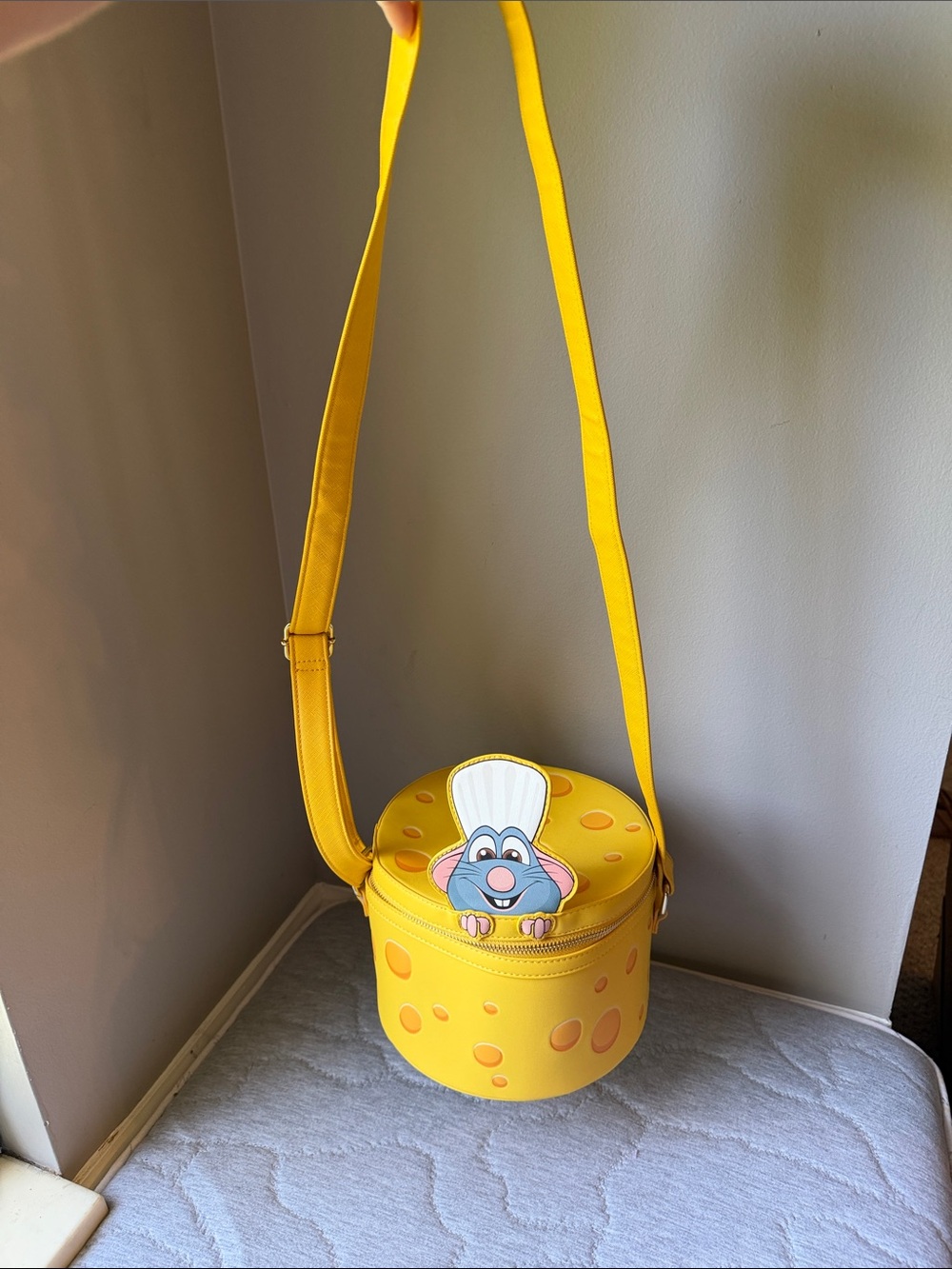 Loungefly Disney/Pixar Ratatouille Crossbody Bag, Berry scented